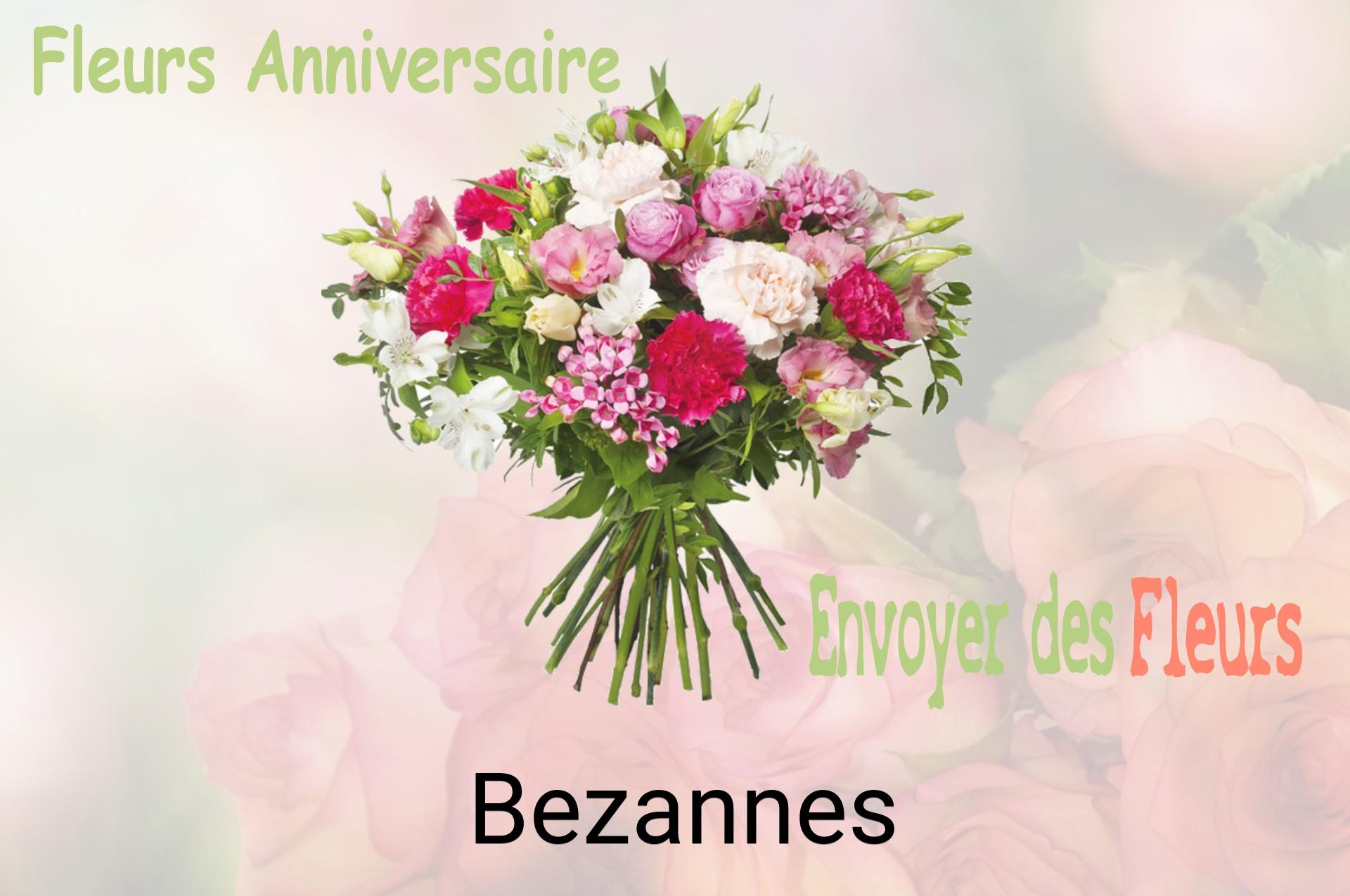 Bouquet de fleurs d’anniversaire livré à Bezannes