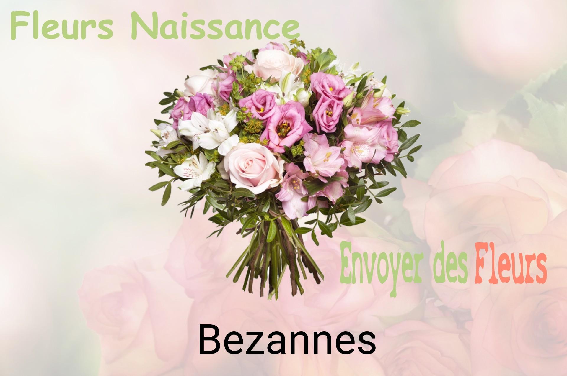 Bouquet de fleurs de naissance livré à Bezannes